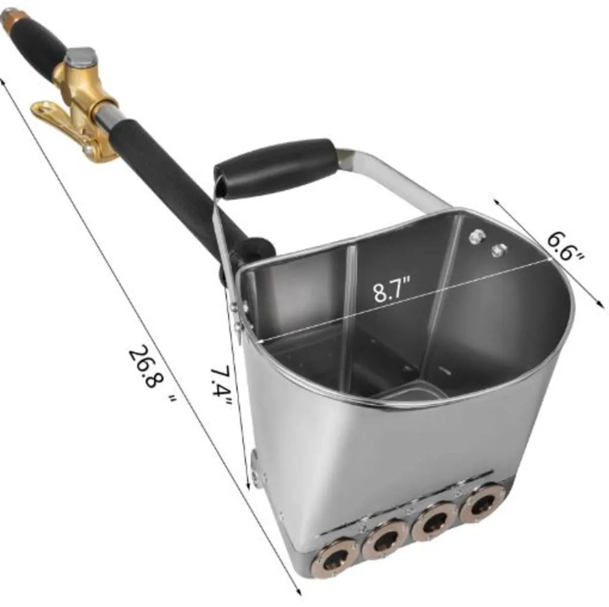 4 Jet Cement Mortar Spray Gun, Stucco Sprayer 4 - Image 4