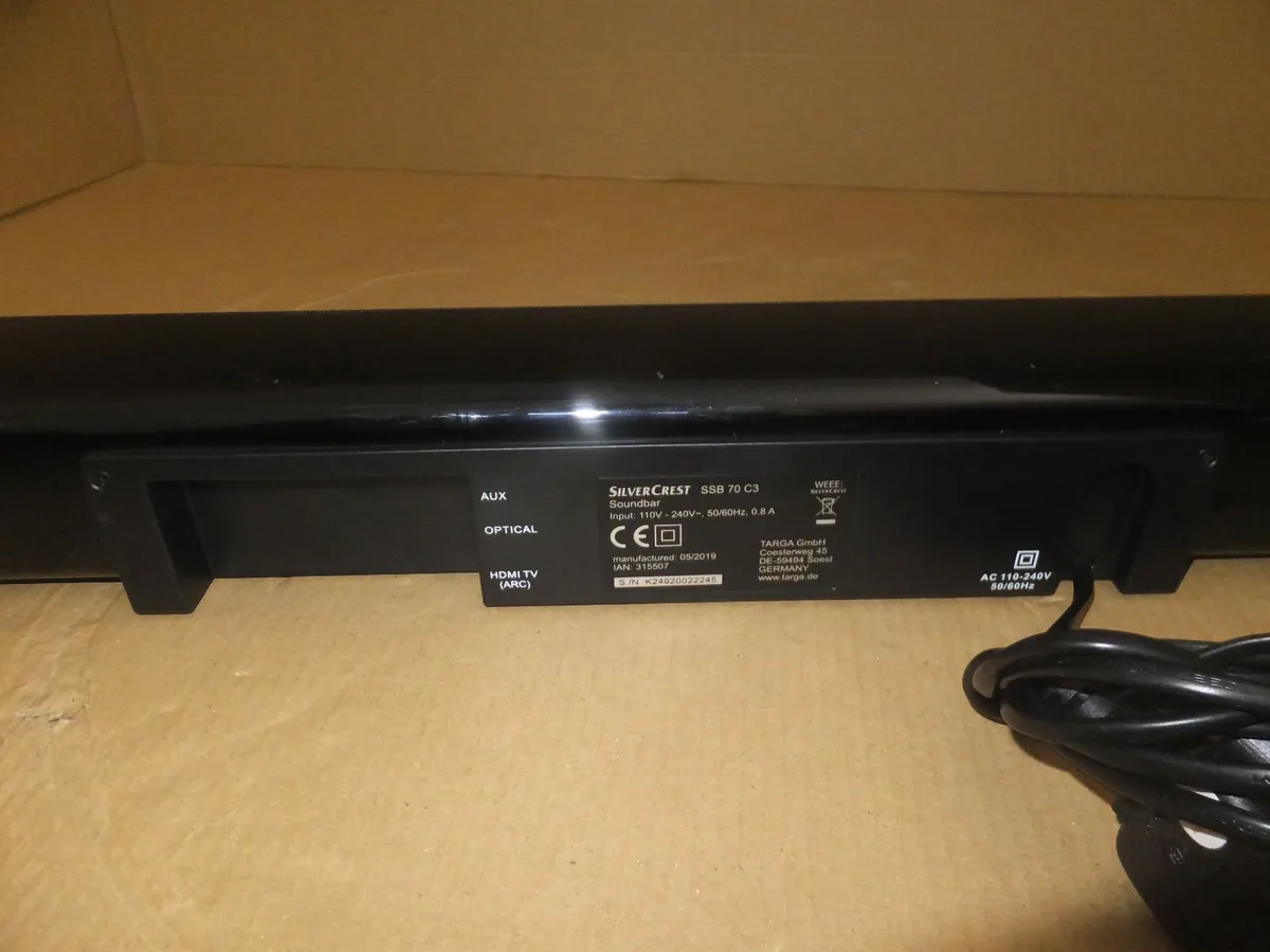 SilverCrest sound bar Bluetooth, AUX, USB - Image 4