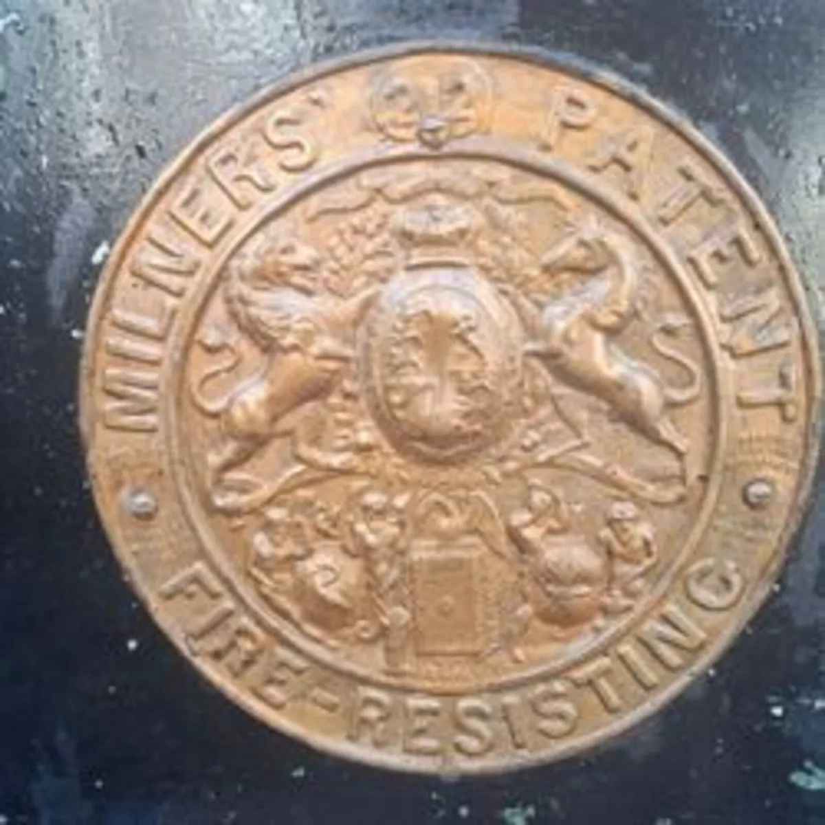 Rare Antique MILNERS SAFE CO. Liverpool Chest Safe - Image 3