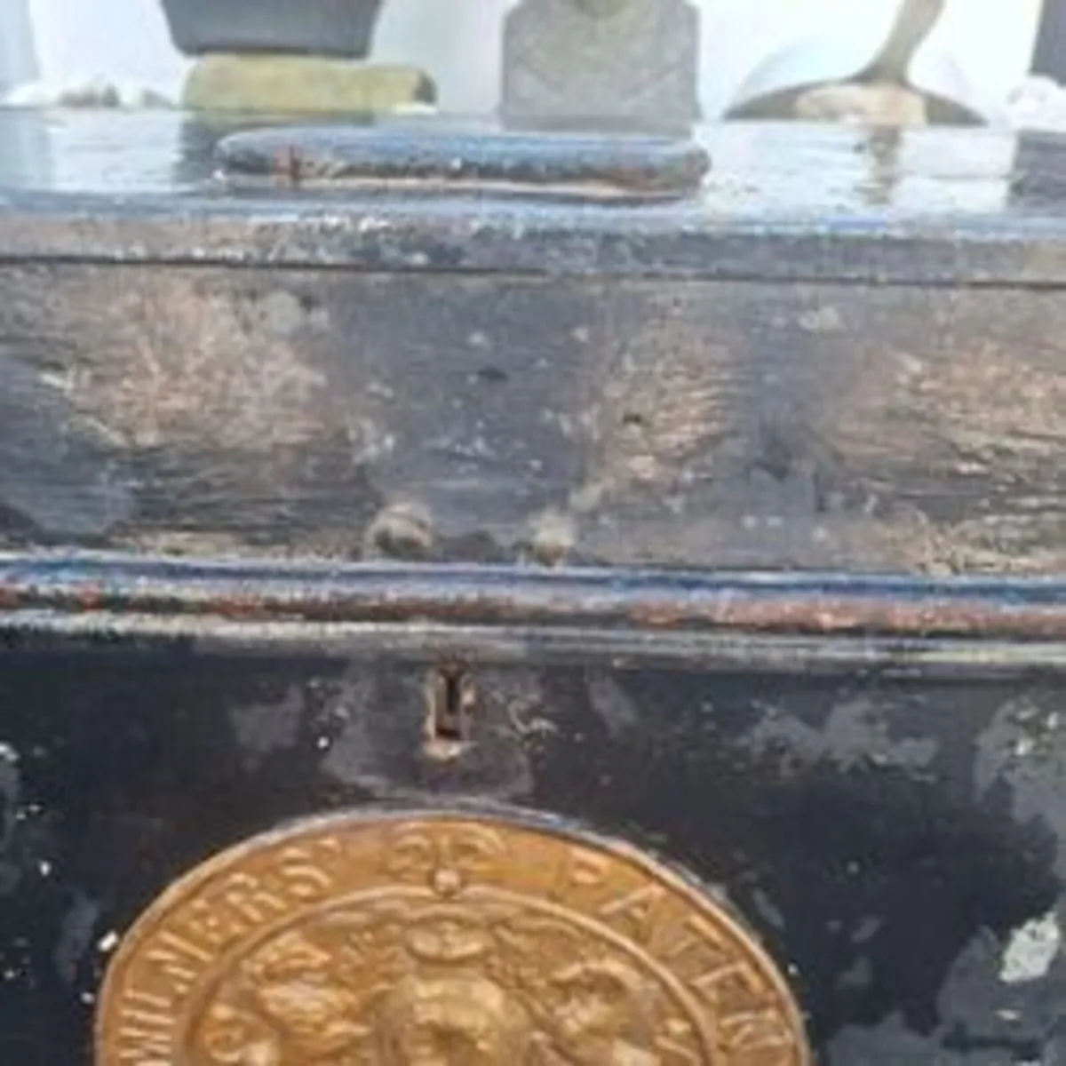 Rare Antique MILNERS SAFE CO. Liverpool Chest Safe - Image 4