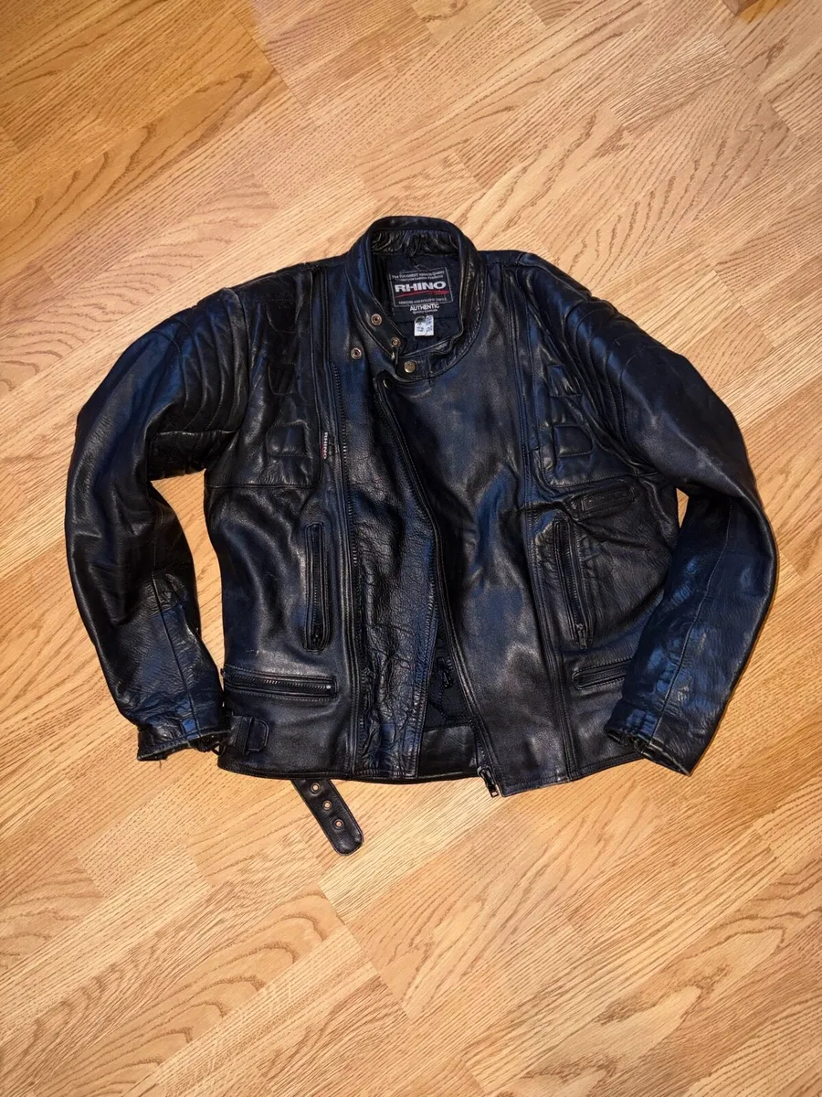Motorcycle leather jacket - Image 1