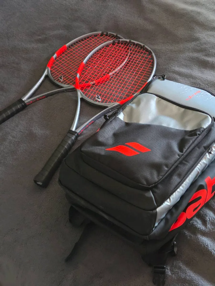 Matched Pair 2025 Babolat Pure Strike 100 (16x20) - Image 1