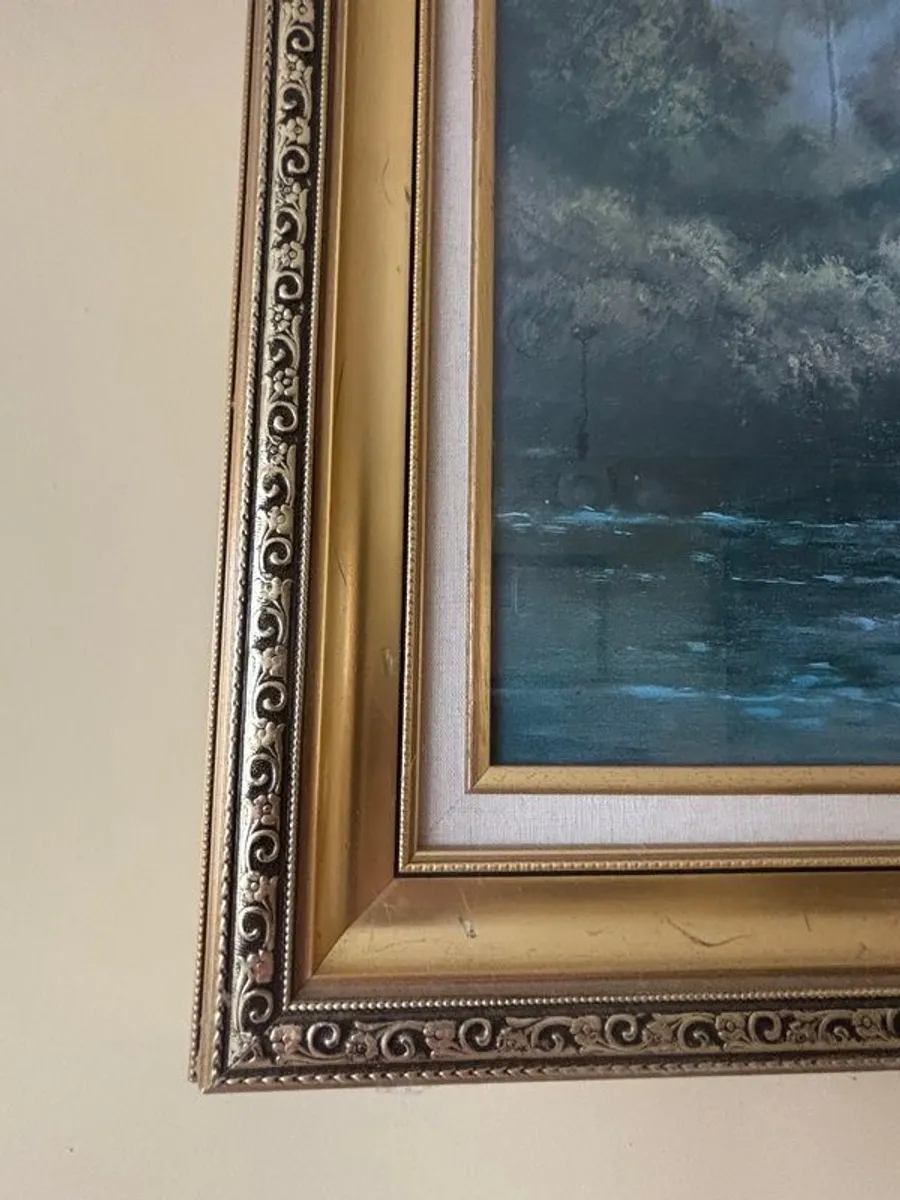 Picture brass framed - Image 2