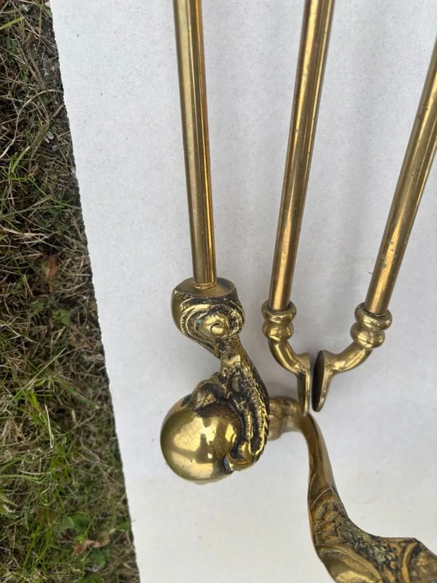 Brass Fire side set - Image 2
