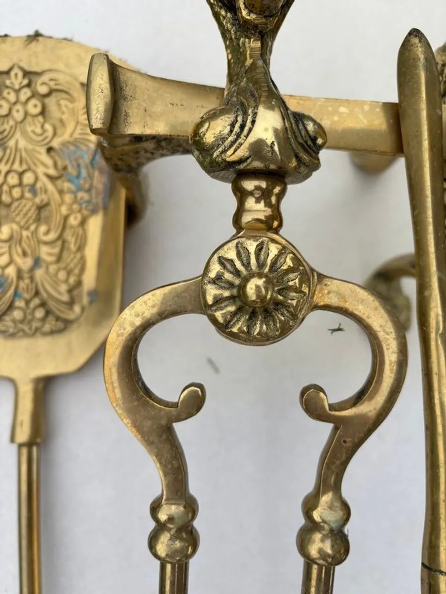Brass Fire side set - Image 3