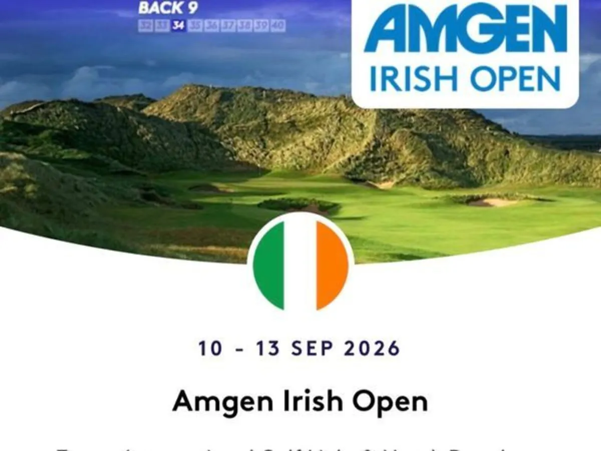 2 x Irish Open Tickets - Swap Sunday for Saturday