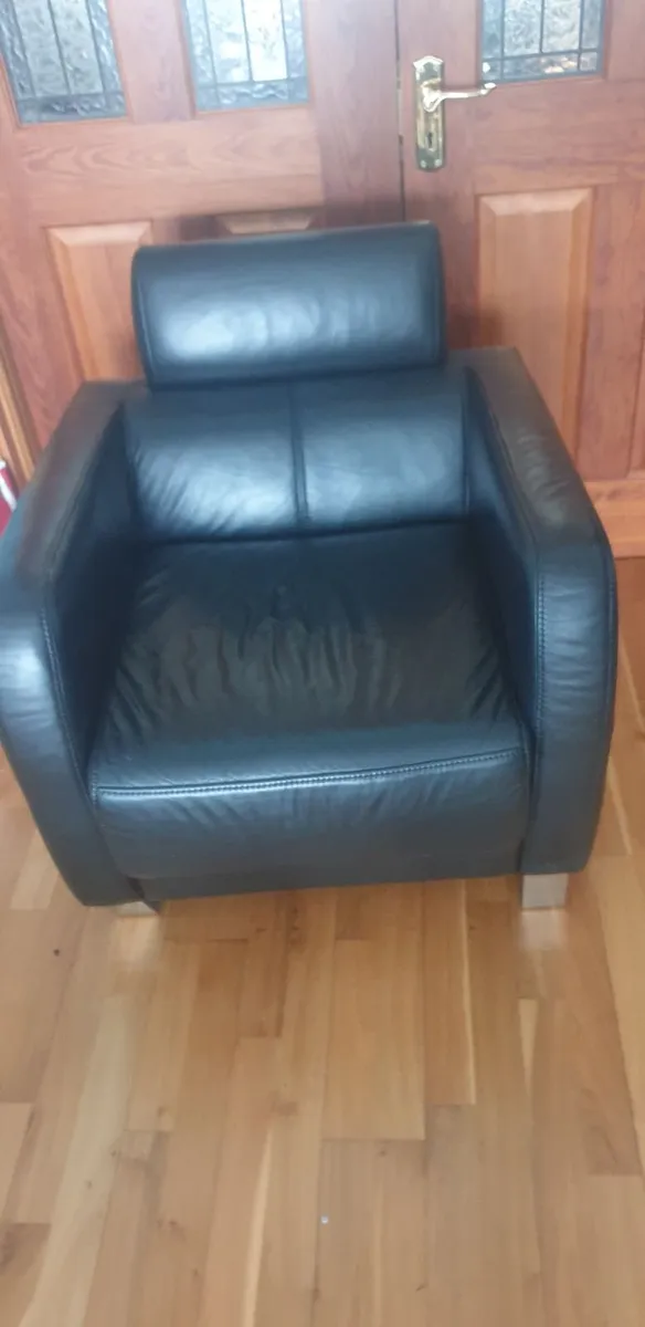 Leather Armchairs - Image 1