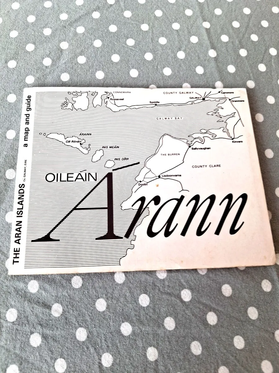 Tim Robinson Map of Aran Island 1980 edition - Image 1