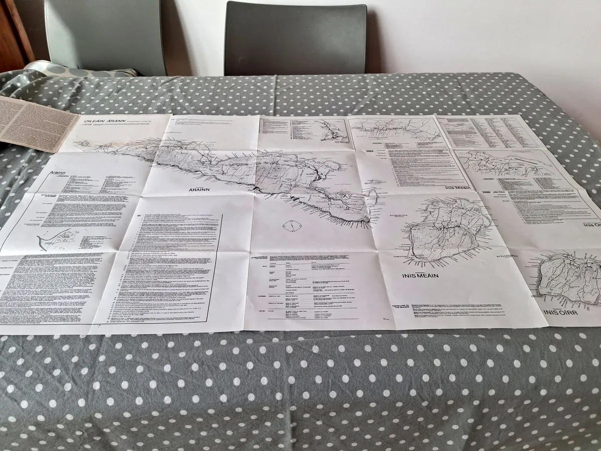 Tim Robinson Map of Aran Island 1980 edition - Image 4