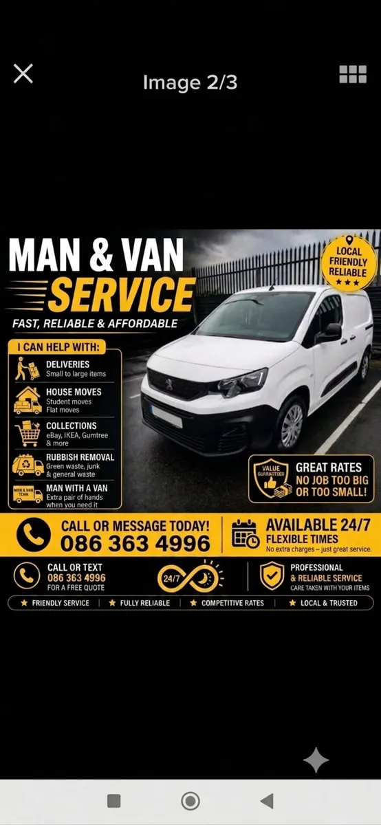 ​Fast, Reliable & Affordable Small Van Service in