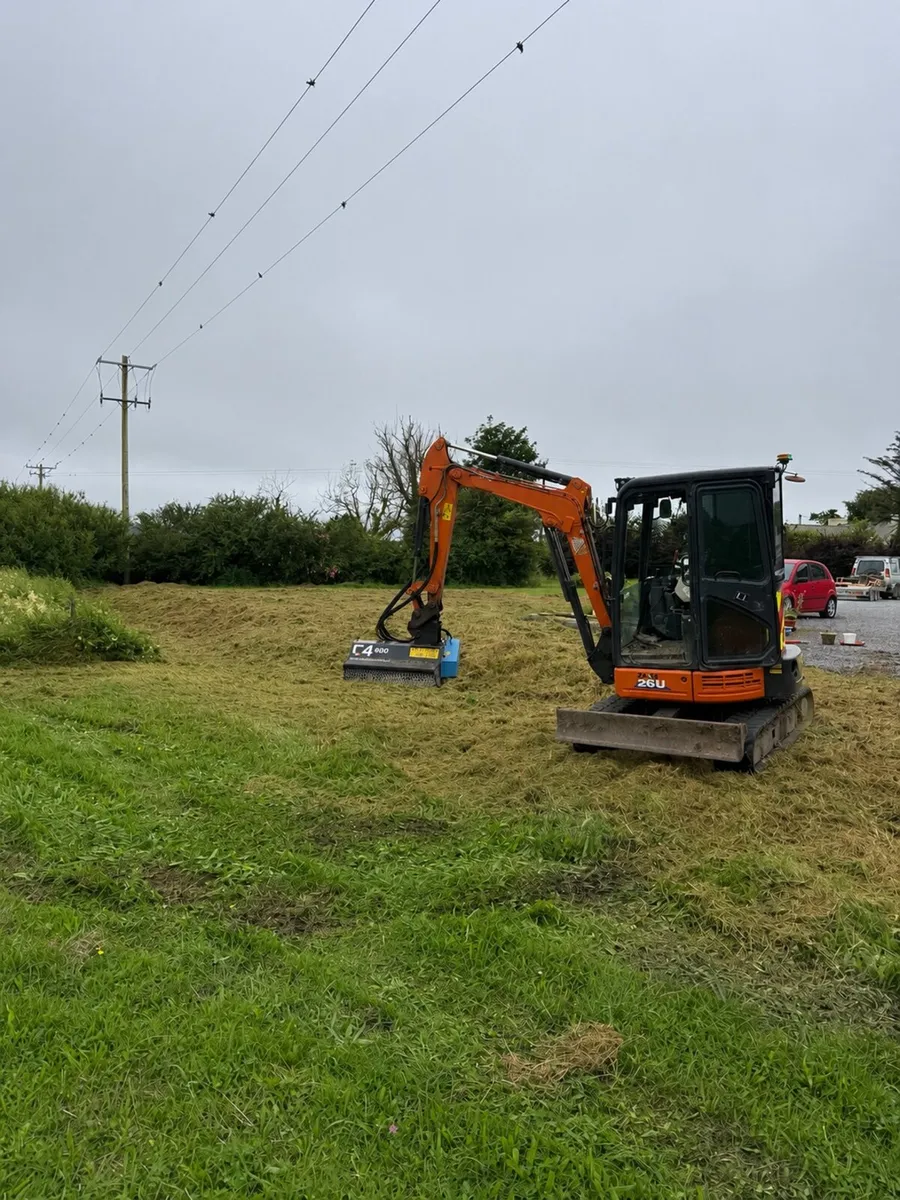 2026 C4 mini digger mulcher - Image 2