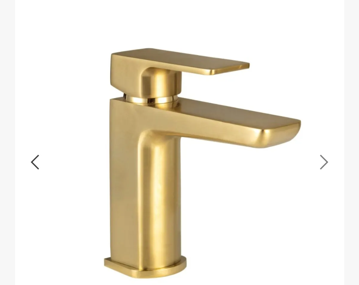 Brushed Brass Bathroom Tap - Image 3