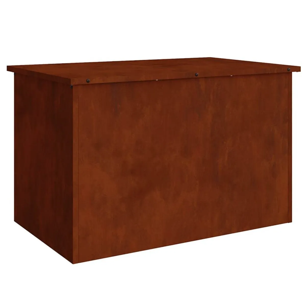 Weathering Steel Garden Storage Cushion Box - Image 3