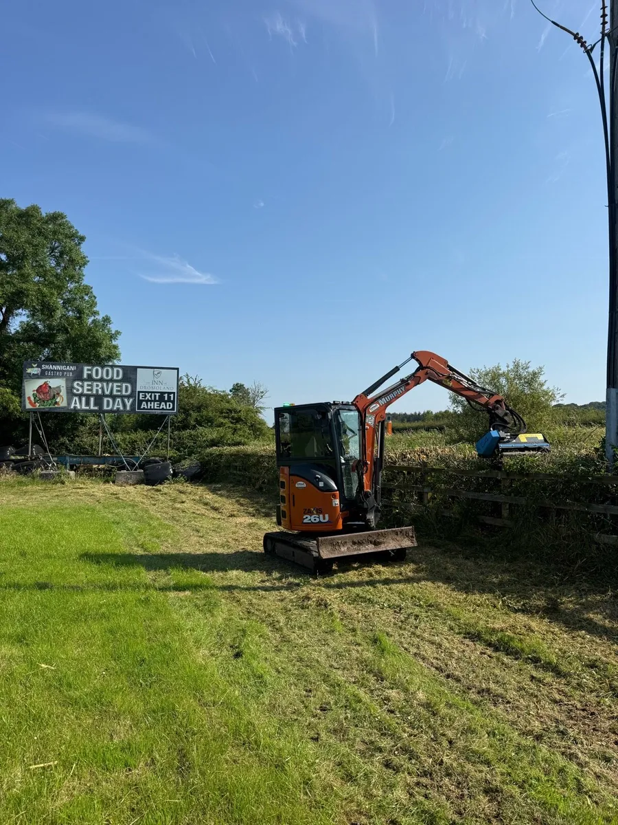 2026 C4 mini digger mulcher - Image 1