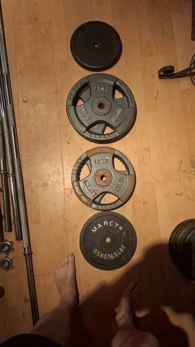 Weights Plates and bars - Image 2