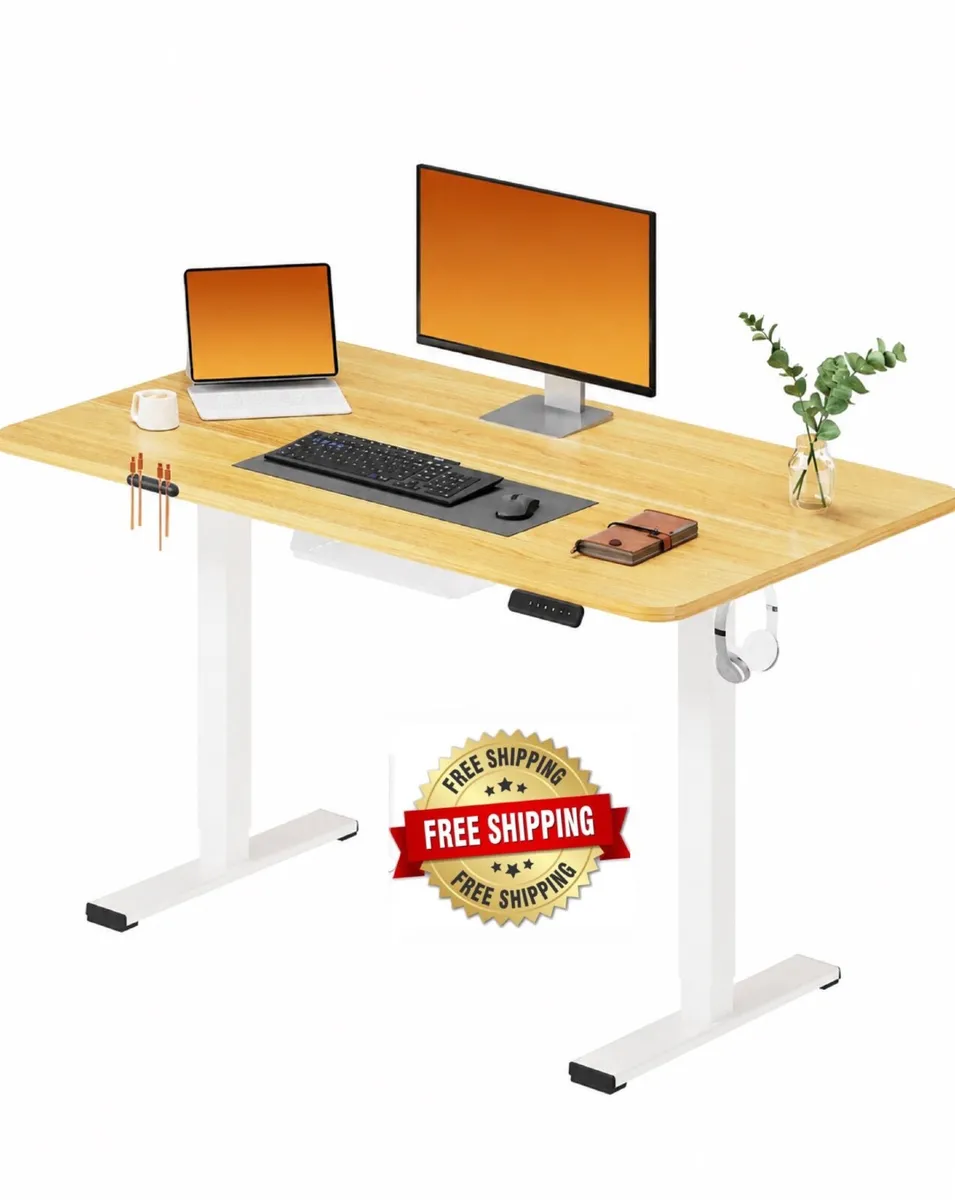 Electric Standing Desk 110 * 54 One Piece Height A - Image 1