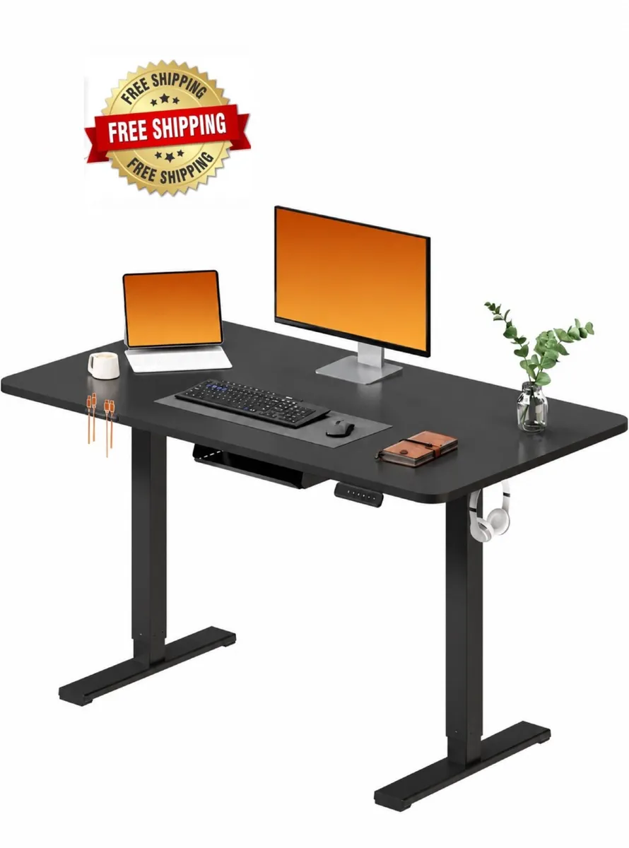 Electric Standing Desk 110 * 54 One Piece Height A - Image 1
