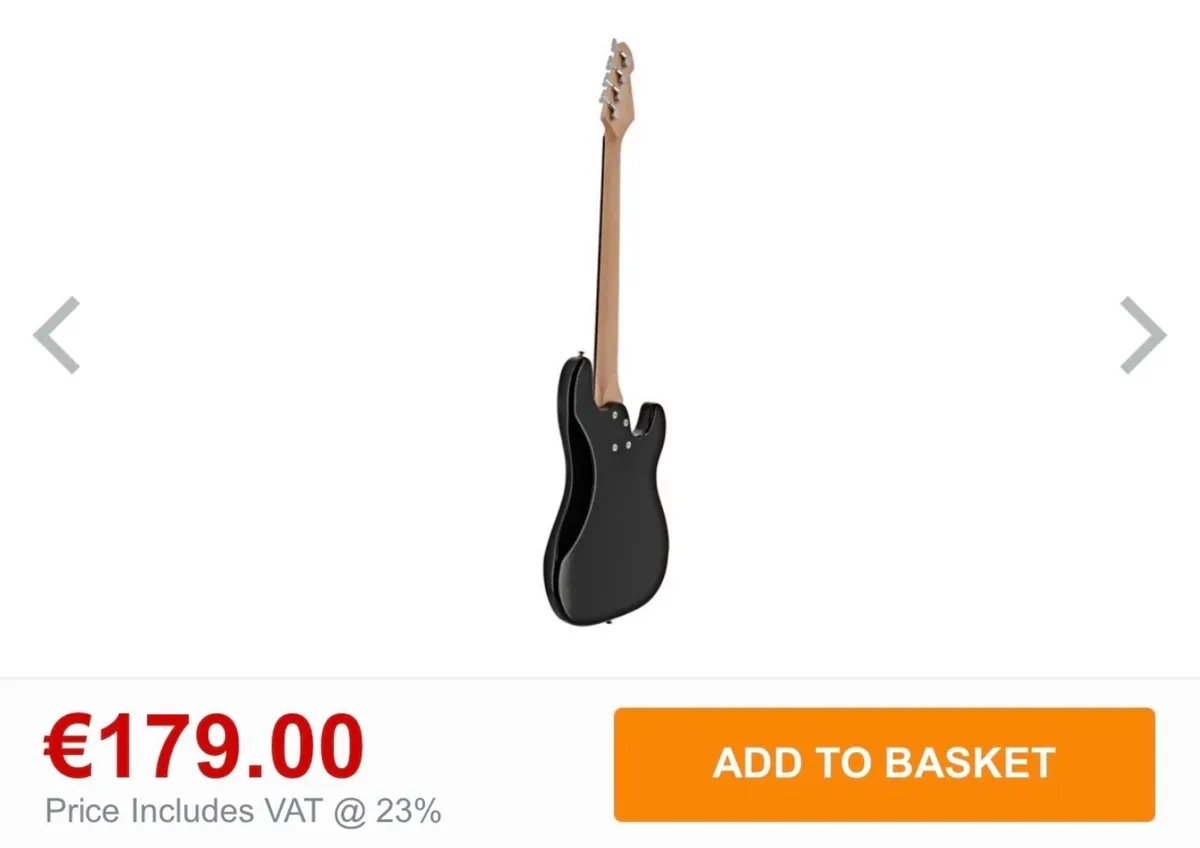 Left Hand Bass Guitar and Amp - Image 4