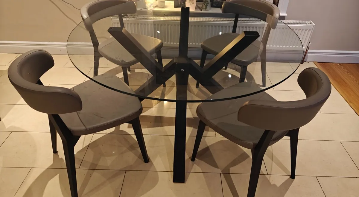 Glass Dining Table - Image 3
