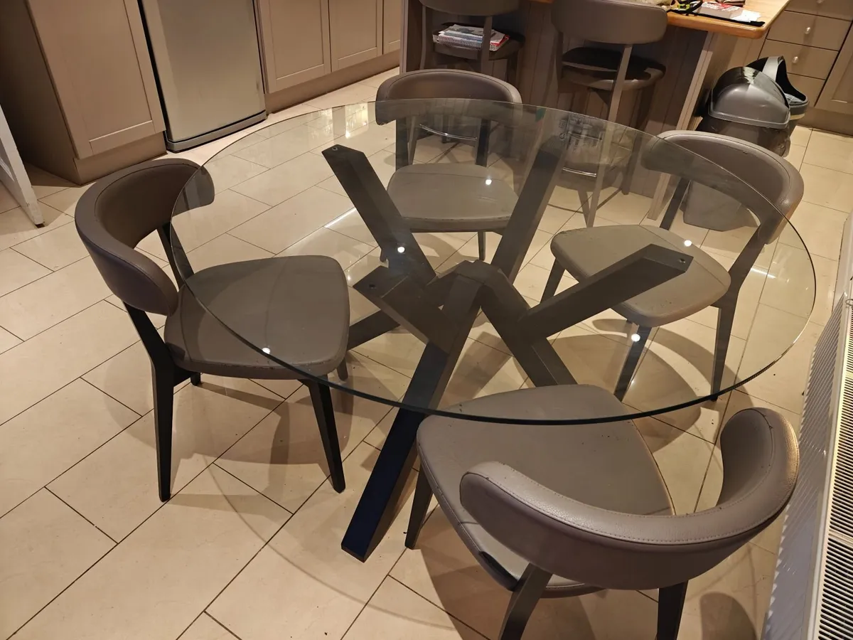 Glass Dining Table - Image 1