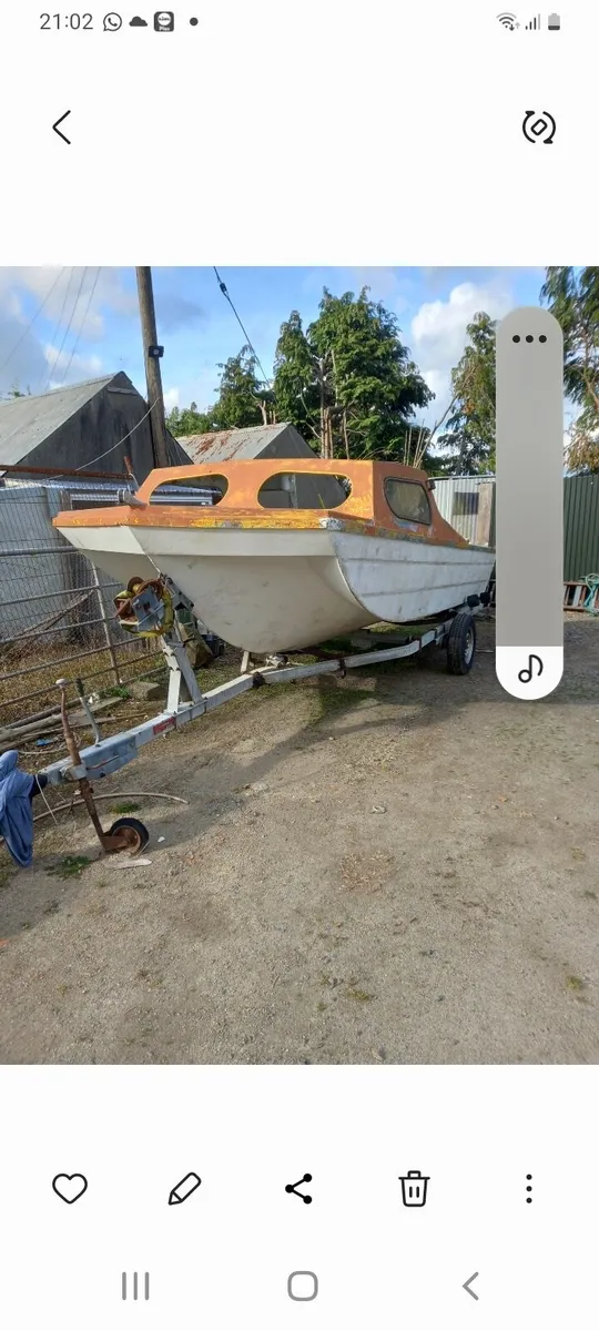 16ft cathedral hull boat - Image 2