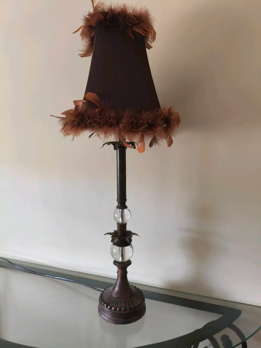 Beautiful half moon glass,top table like new - Image 4