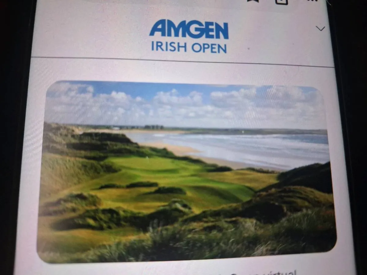 5 Amgen Sunday Irish Open Tickets and car parking