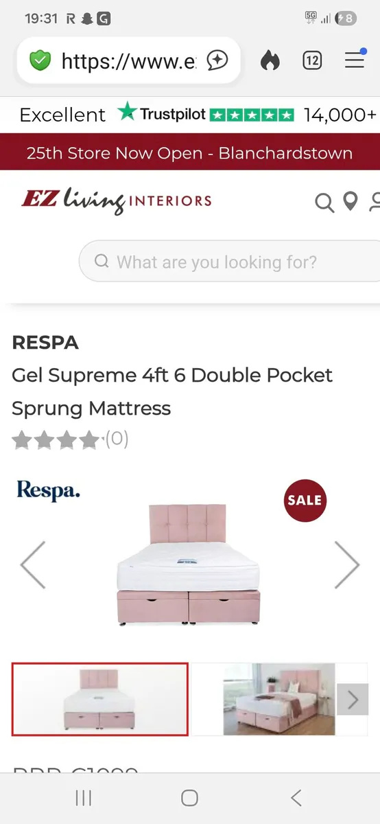 Pocket sprung gel mattress - Image 2
