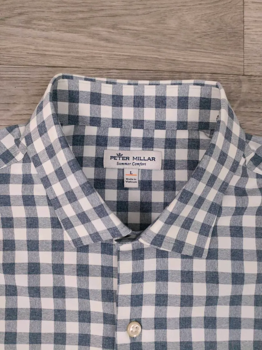Peter Millar Summer Comfort Golf Shirt Mens Large - Image 3