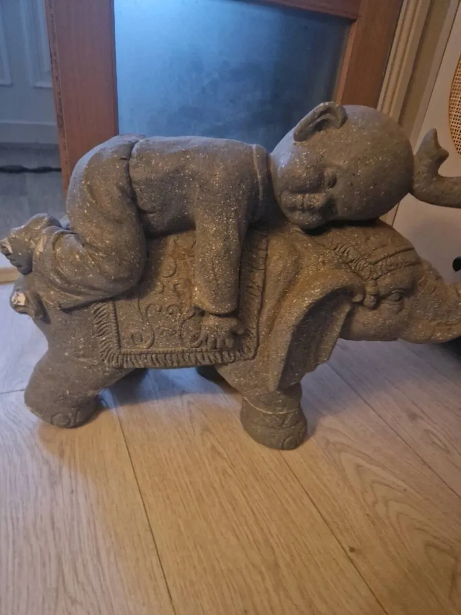 Stone elephant ornament - Image 3
