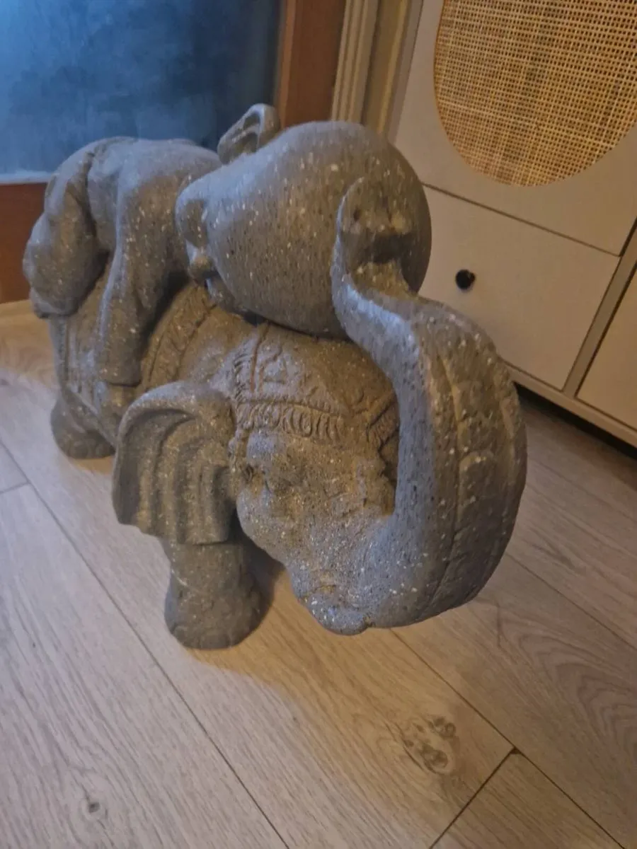 Stone elephant ornament - Image 4