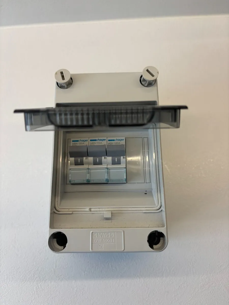 Hager MCB Breakers + DIN Enclosure Box - Image 1