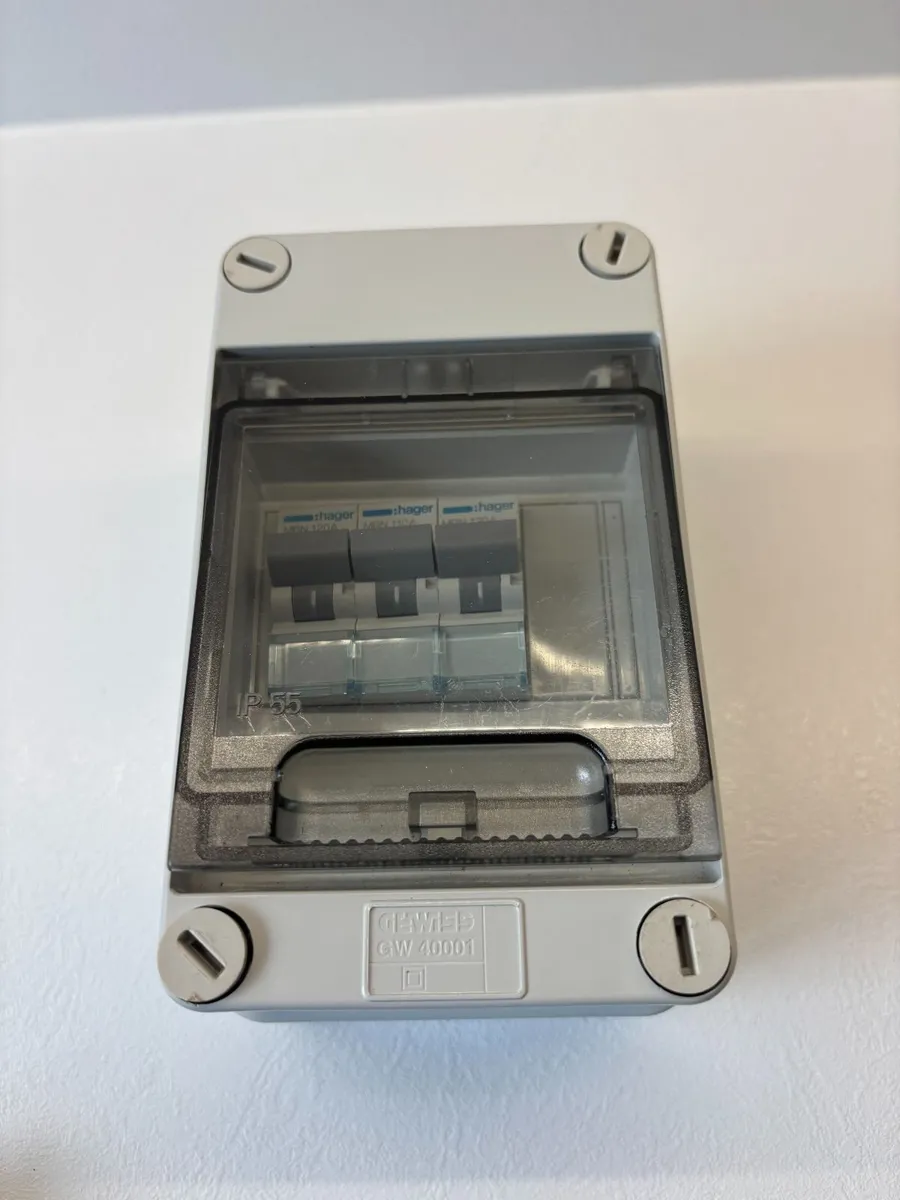 Hager MCB Breakers + DIN Enclosure Box - Image 4
