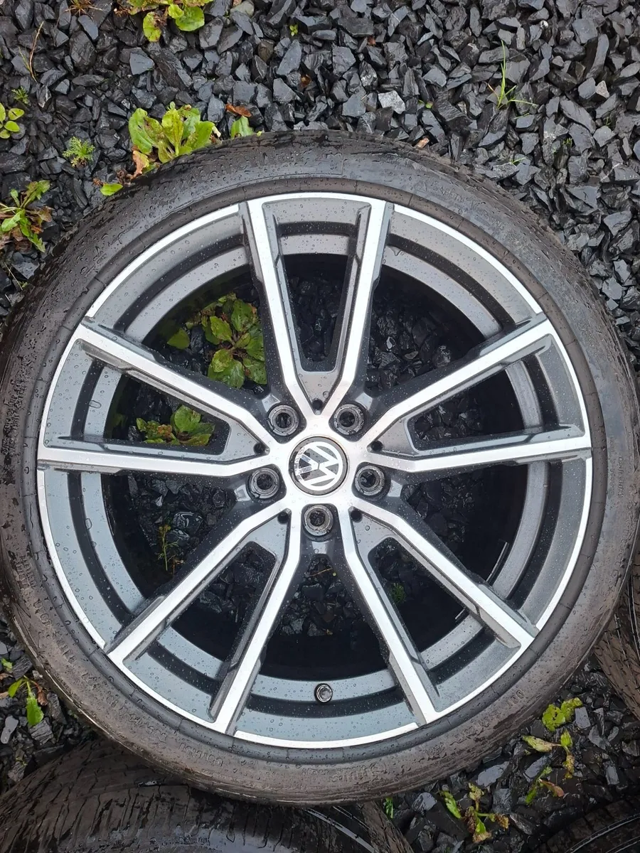 18" Vw Alloys with tyres - Image 2