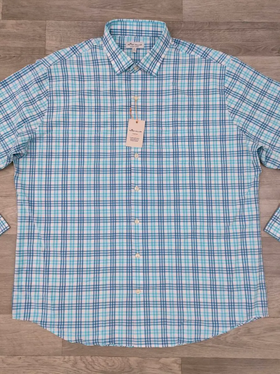 New Peter Millar Summer Comfort Golf Shirt Mens XL - Image 2
