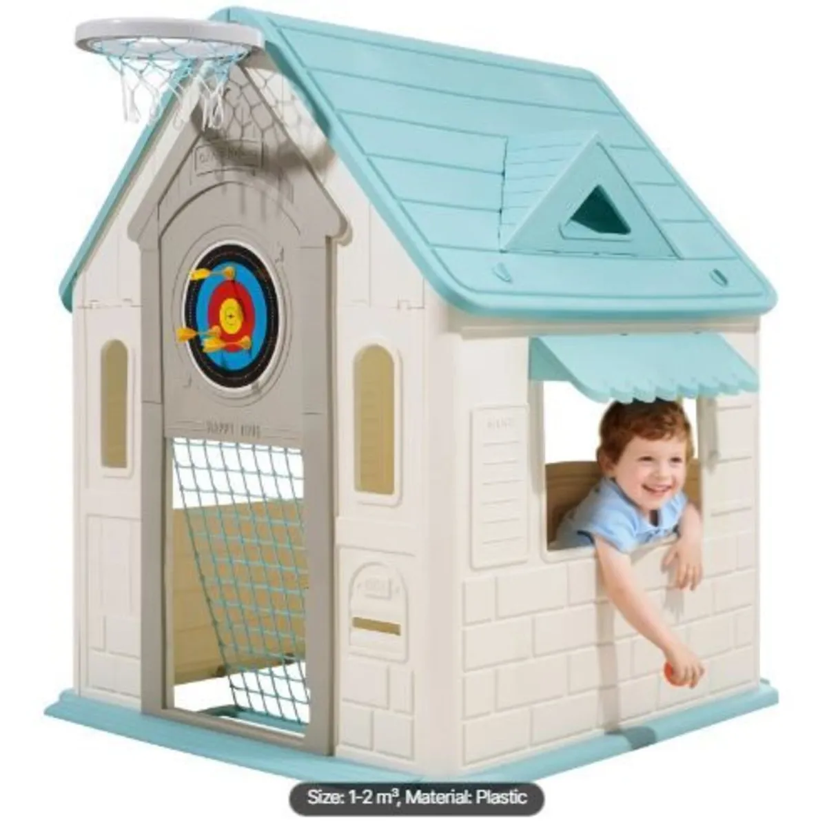 Outdoor Playhouse, 5-In-1 Cottage Play House - Image 2
