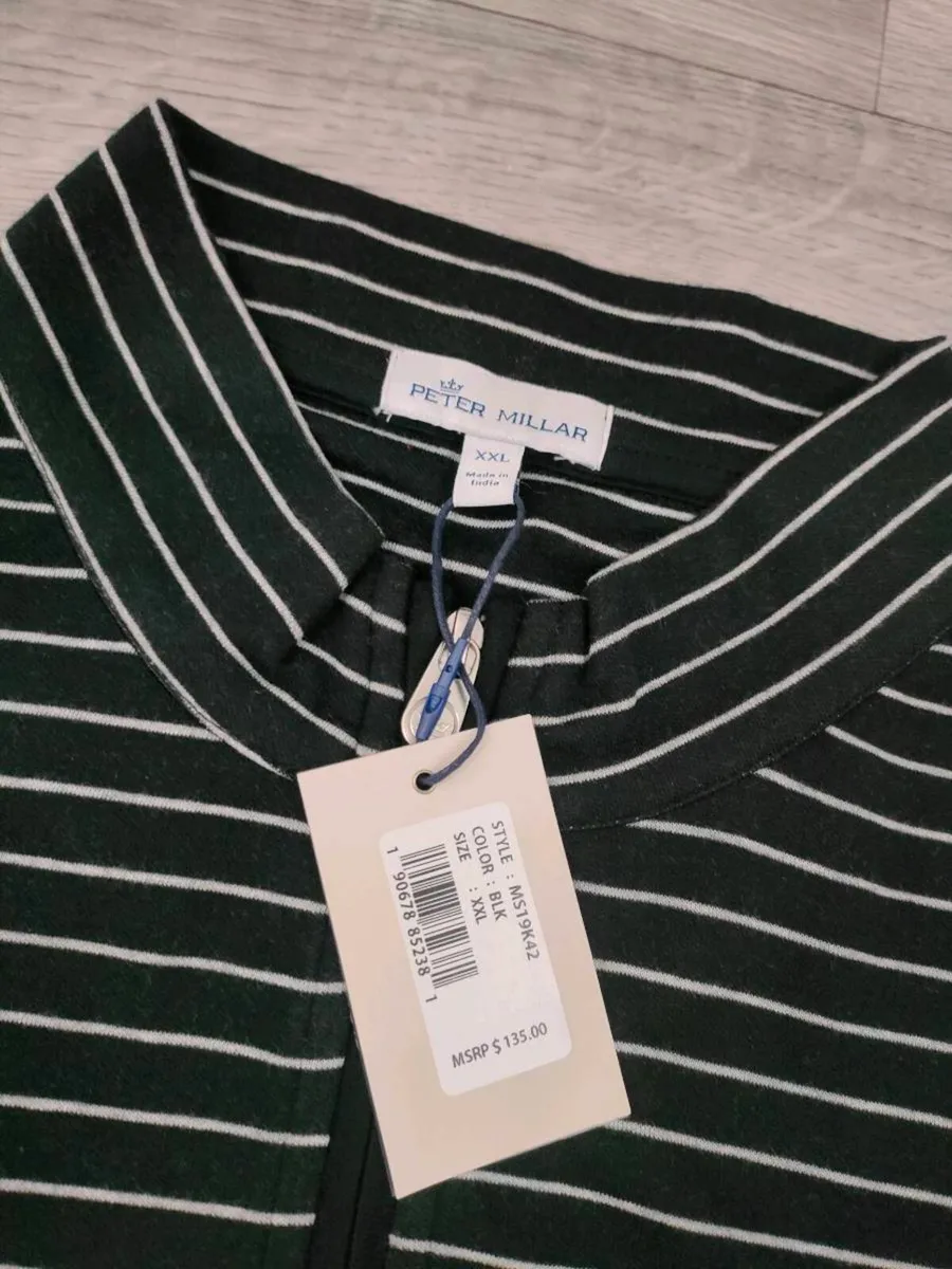 New Peter Millar Half Zip Golf Jumper Mens XXL - Image 4