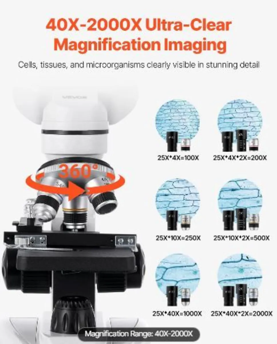Binocular Microscope for Adult, Professional - Image 2