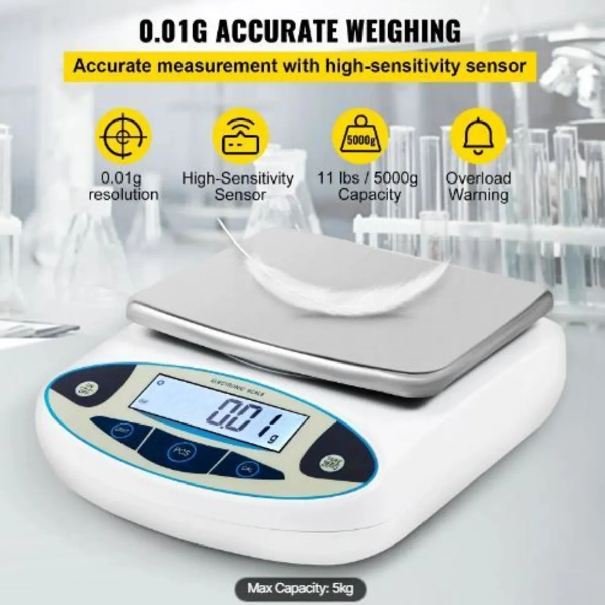 Analytical Balance, 5000g x 0.01g Accuracy - Image 3
