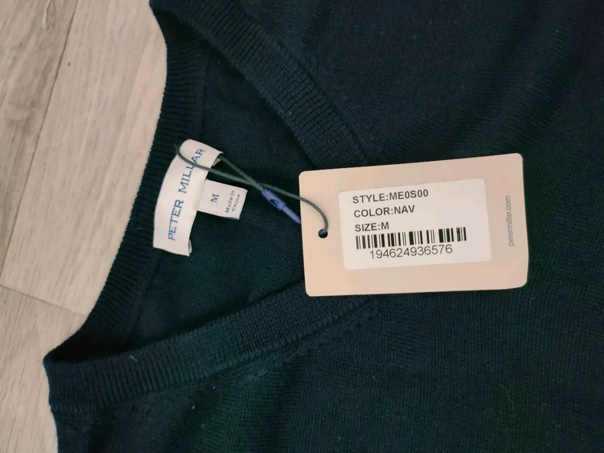 Peter Millar Merino Wool Golf Vest Jumper Mens M - Image 4