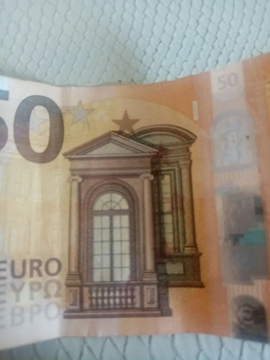 Genuine 50 euro note Misprint - Image 3