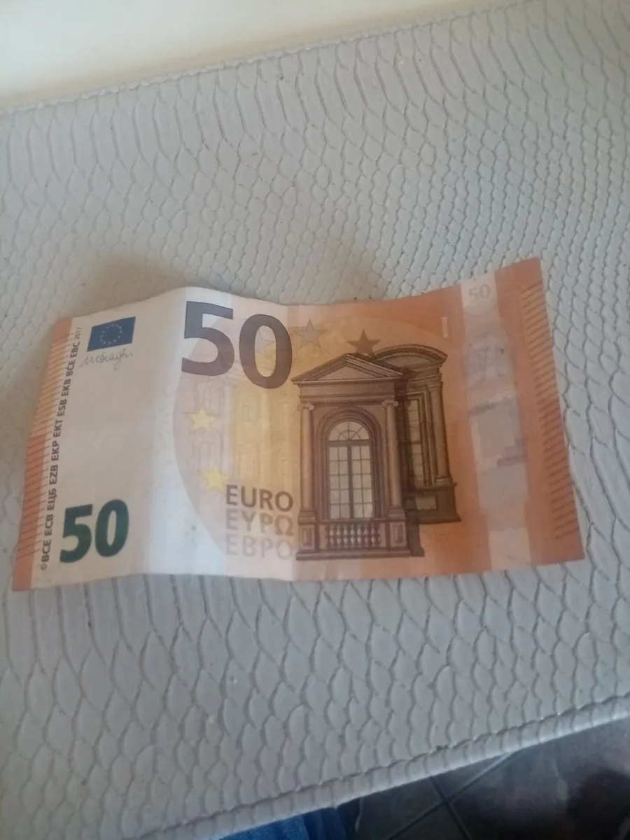 Genuine 50 euro note Misprint - Image 4