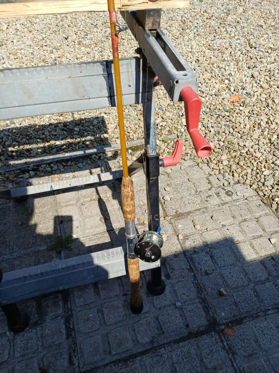1940s Penn 180 Fishing Rod & Reel - Image 4