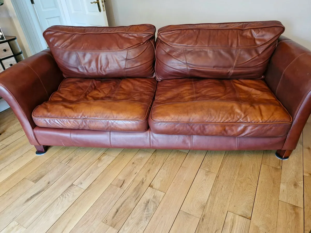 Leather Sofa for Sale - Image 2