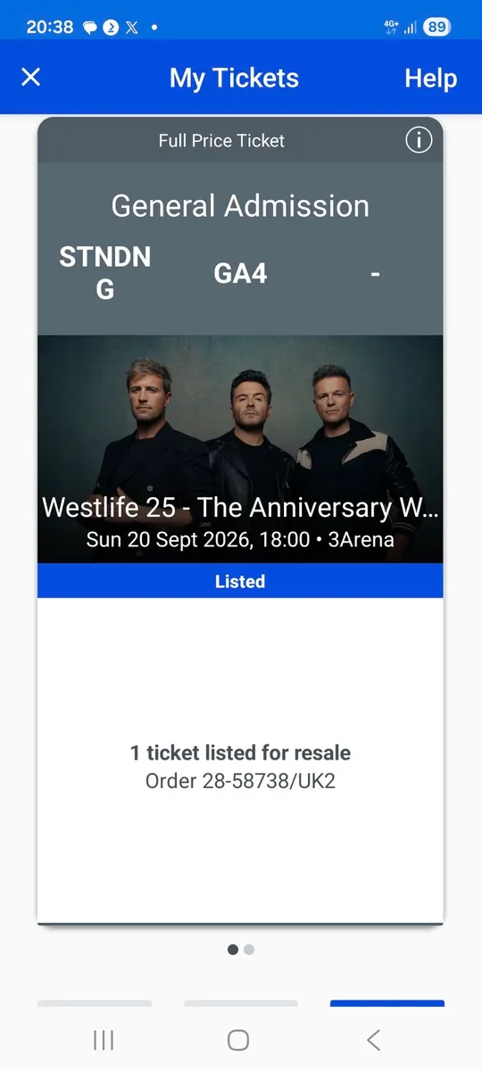 Westlife tickets
