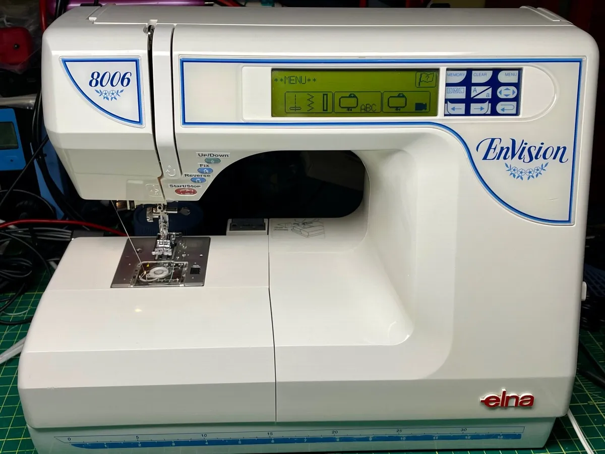 ELNA 8006 Embroidery & Sewing Machine - Serviced - Image 1