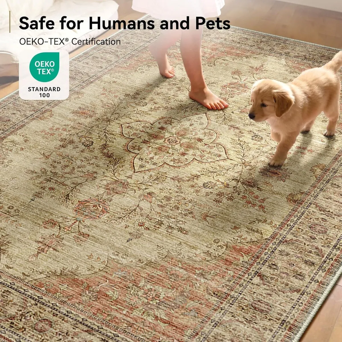 Hallway Runner Rug Washable Rugs Lving - Image 4
