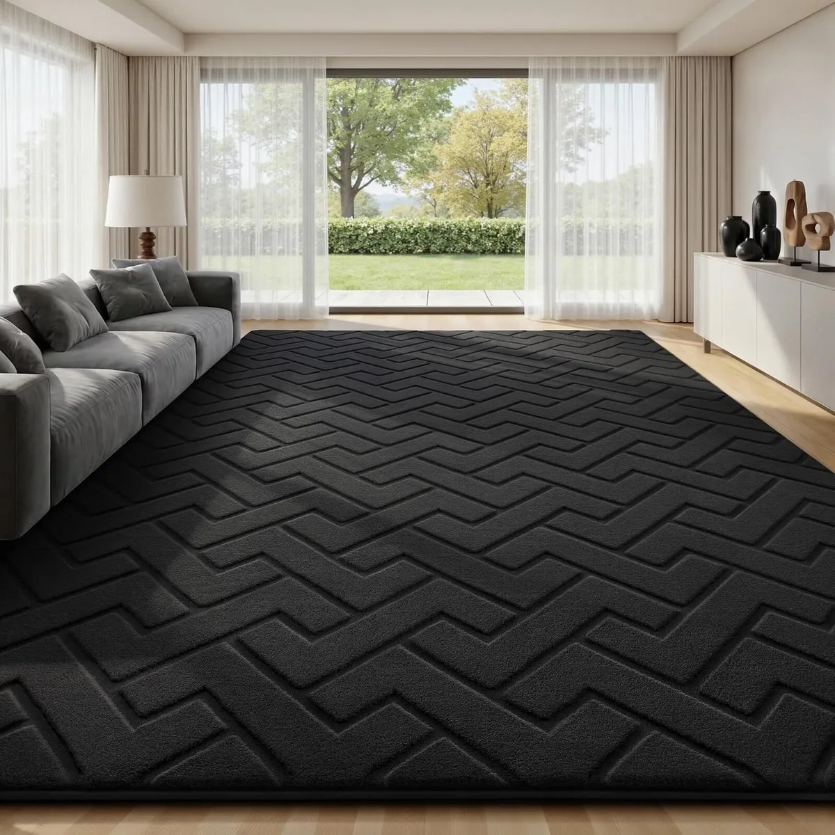 Rugs Living Room Bedroom Large Carpet Thick - Image 1