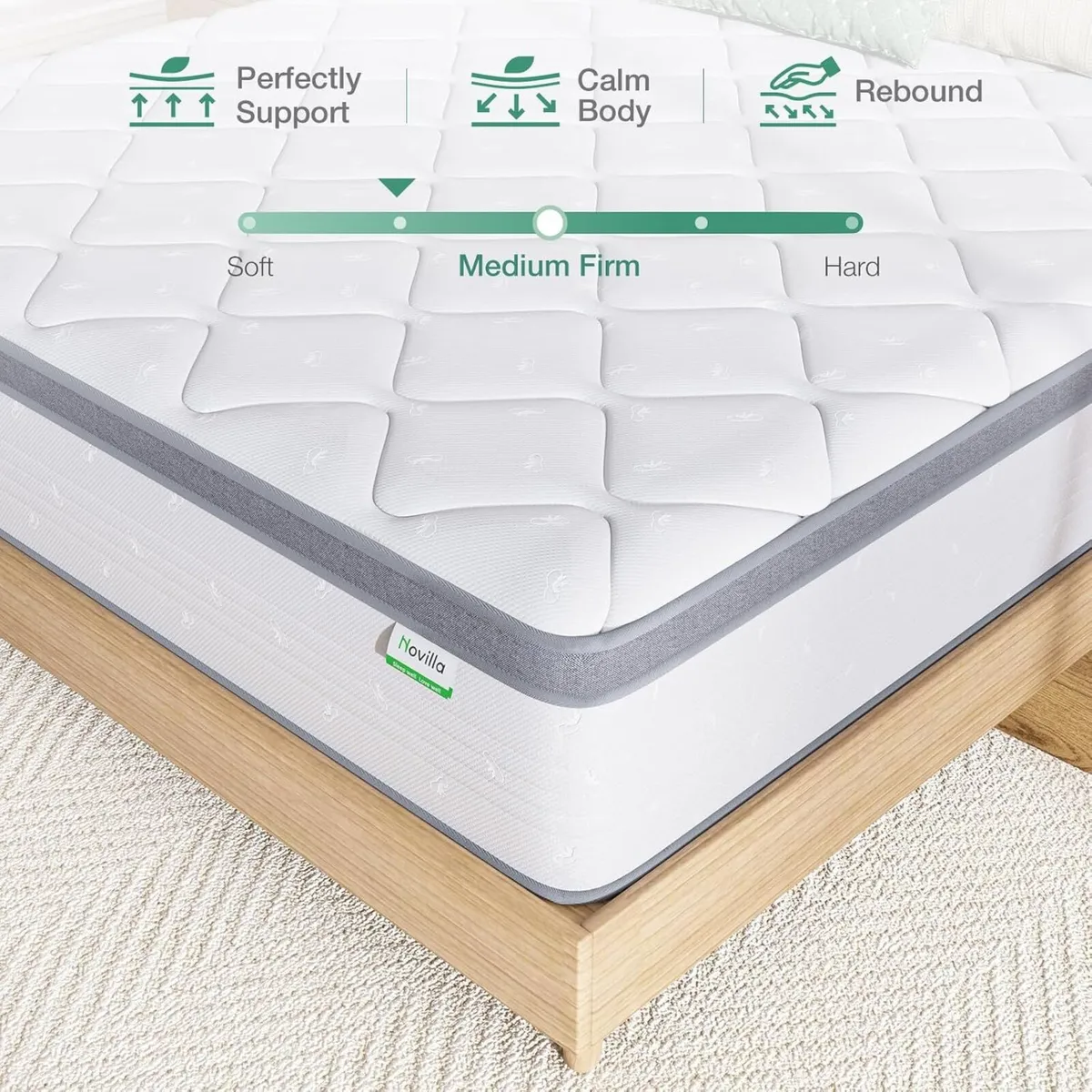 Mattresses Pocket Sprung Mattress 3-Zone Firm - Image 3