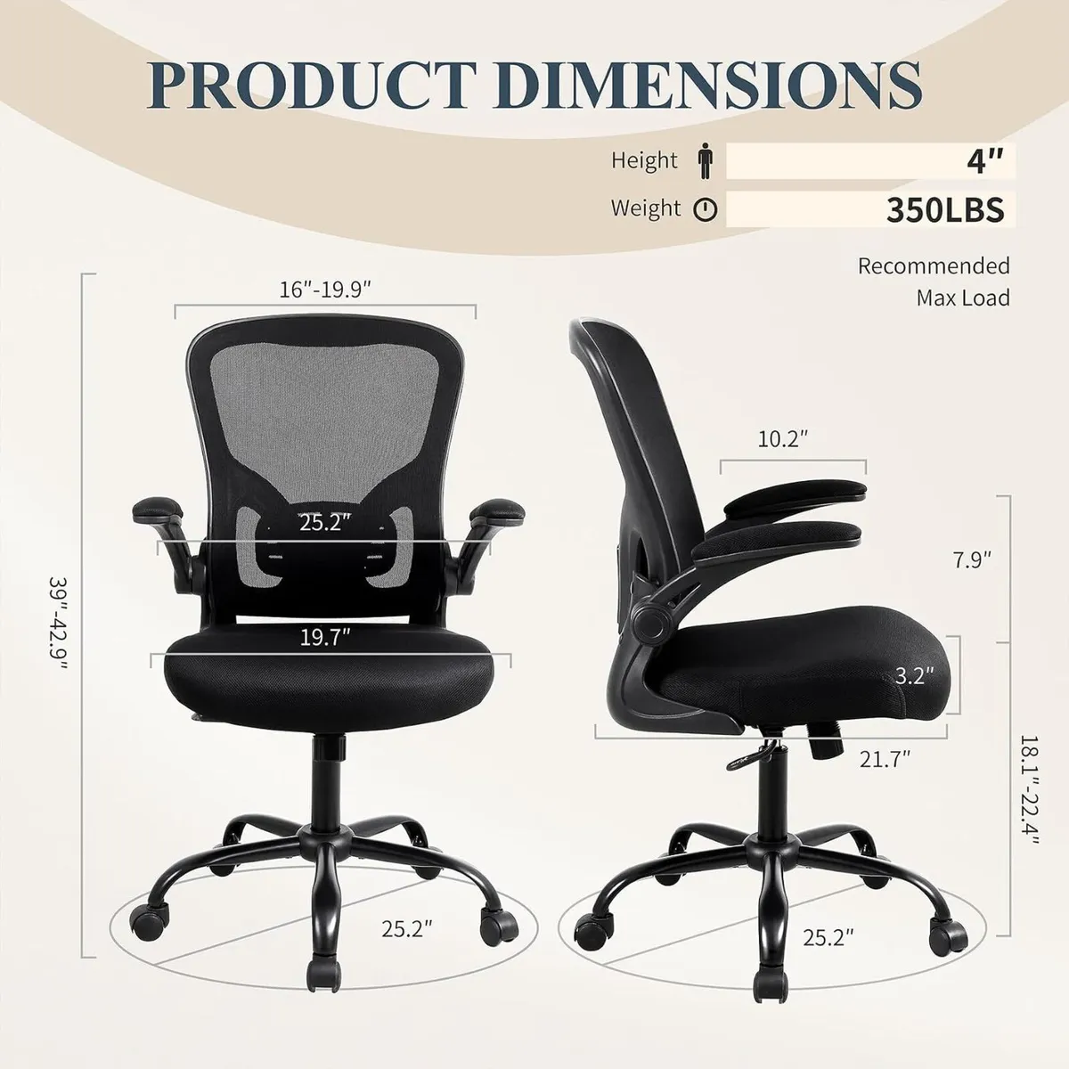 Office Chair Ergonomic Desk - Image 3